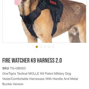 Firewatcher K9 Harness 2.0